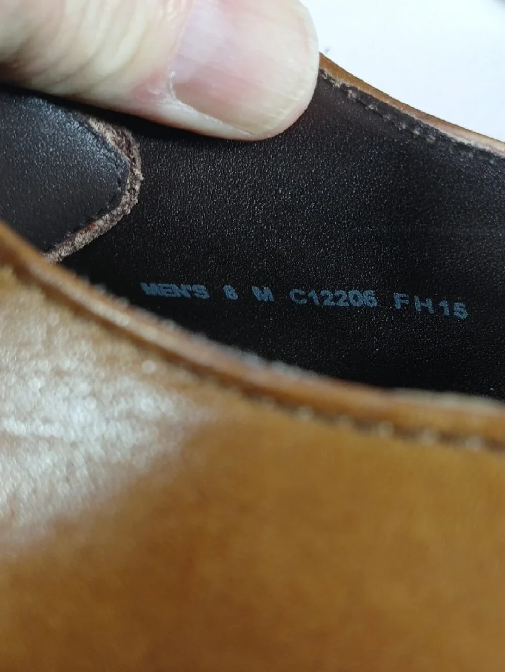 Cole Haan Men's Classic Brown Leather Derby Shoes